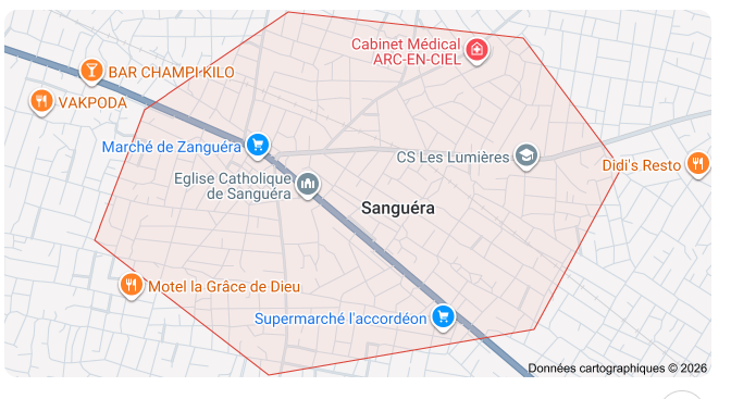 Carte de la commune d’Agoè-Nyivé 5