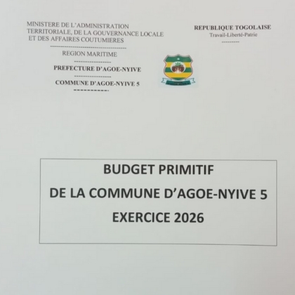 Budget communal exercice 2026